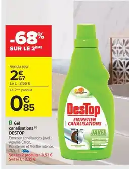 DESTOP Gel canalisations