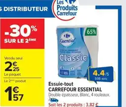 Carrefour Drive CARREFOUR ESSENTIAL Essuie tout offre