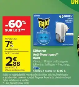RAID Diffuseur Anti Moustiques