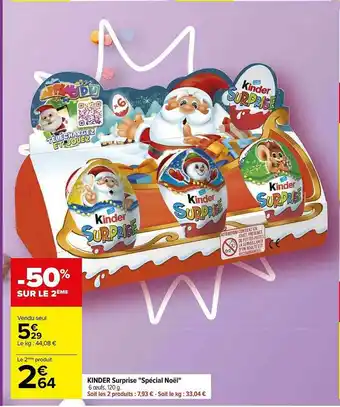 Carrefour Kinder Surprise offre