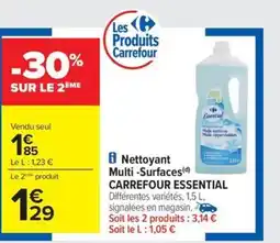 Carrefour Drive CARREFOUR ESSENTIAL Nettoyant Multi Surfaces offre