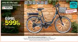 Carrefour Drive TOPLIFE Vélo de ville avec assistance électrique offre