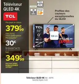 TCL Téléviseur QLED 4K