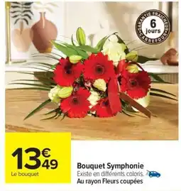 Carrefour Drive Bouquet Symphonie offre