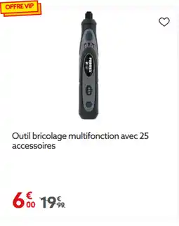 Gifi Outil bricolage multifonction avec 25 accessoires offre