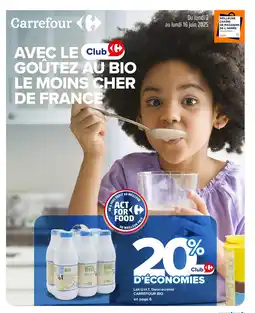 Carrefour Lait U.H.T. Demi-écrémé offre