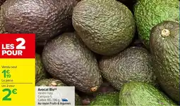 Carrefour Avocat Bio offre