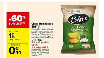 Carrefour Chips Aromatisées Bret's offre