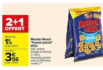 Carrefour Monster Munch offre