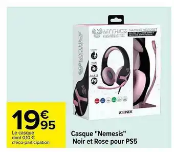 Carrefour Casque offre