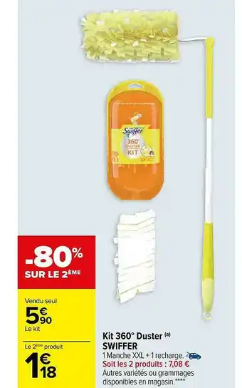 Carrefour Kit 360° Duster Swiffer offre