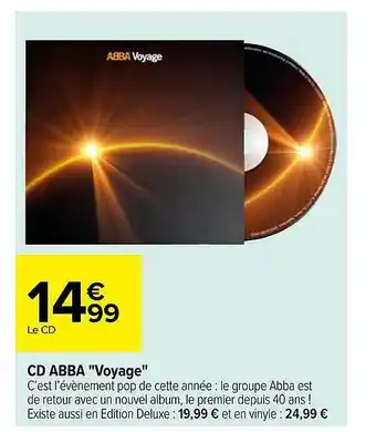 Carrefour Cd Abba offre