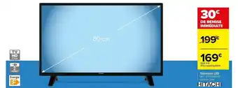 Carrefour Téléviseur Led Hitachi offre