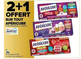 Carrefour Apéricube offre