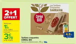 Carrefour CÉRÉAL BIO Tartines craquantes offre