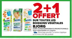 Carrefour BJORG Sur toutes les boisson végétale offre