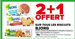 Carrefour BJORG Sur tous les biscuits offre
