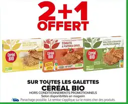 Carrefour CÉRÉAL BIO Sur toutes les galettes offre