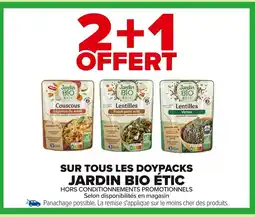 Carrefour JARDIN BIO ETIC Sur tous les doypacks offre
