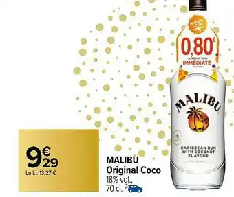 Carrefour Malibu Original Coco offre