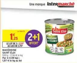 Intermarché SAINT ÉLOI Macédoine offre