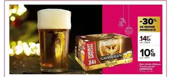 Carrefour Bière Blonde D'abbaye offre