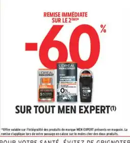 Intermarché MEN EXPERT Sur tout offre