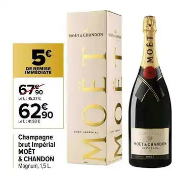 Carrefour Champagne Brut Impérial Moët & Chandon offre