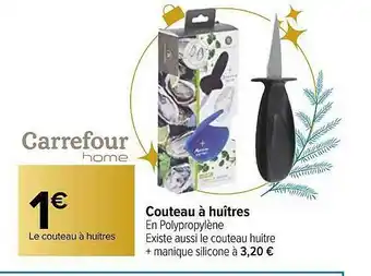 Carrefour Couteau à Huîtres offre