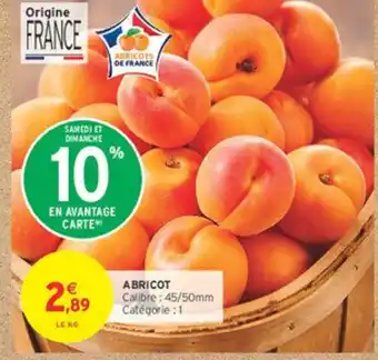 Intermarché Abricot offre