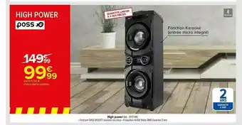 Carrefour High Power Poss offre