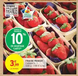 Intermarché Fraise panier offre