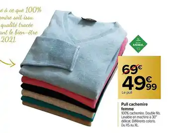Carrefour Pull Cachemire offre