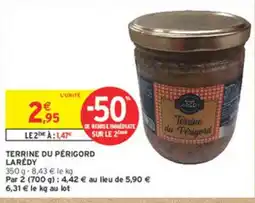 Intermarché LARÉDY Terrine du périgord offre