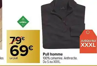 Carrefour Pull Homme offre