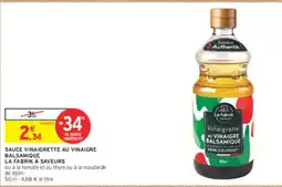 Intermarché Sauce vinaigrette au vinaigre balsamique offre