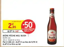 Intermarché PÊCHE MEL' BUSH Bière offre