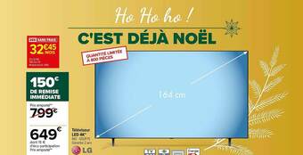 Carrefour Téléviseur Led 4k Lg offre