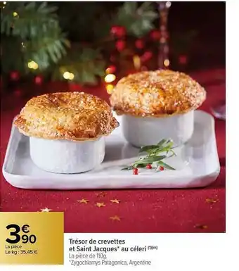 Carrefour Trésor De Crevettes Et Saint Jacques Au Céleri offre