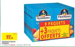 Intermarché FERRERO Couscous moyen offre