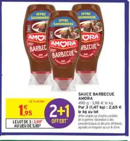 Intermarché AMORA Sauce barbecue offre