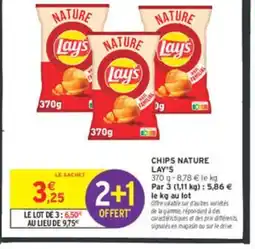 Intermarché LAY'S Chips nature offre