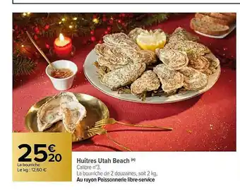 Carrefour Huîtres Utah Beach offre