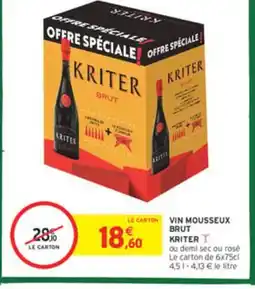 Intermarché KRITER Vin mousseux brut offre