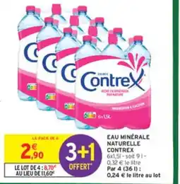 Intermarché CONTREX Eau minérale naturelle offre