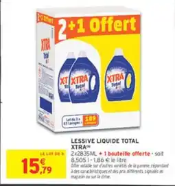 Intermarché XTRA Lessive liquide total offre