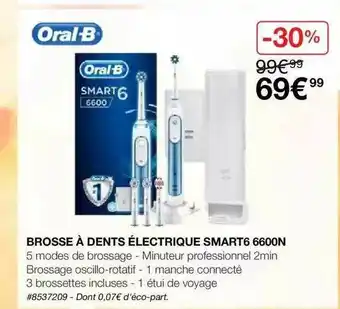 Costco Brosse à Dents électrique Smart6 Oral-b offre