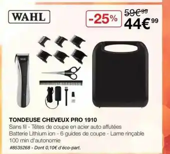 Costco Tondeuse Cheveux Pro 1910 Wahl offre