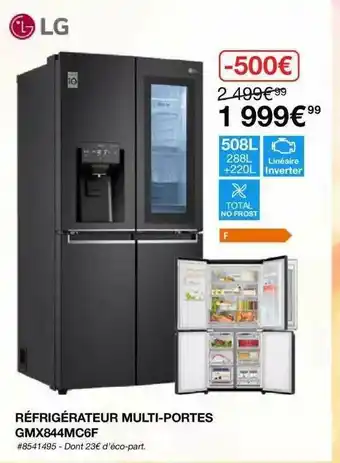 Costco Réfrigérateur Multi-portes Lg offre