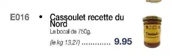 Croque Gel Cassoulet recette du Nord offre
